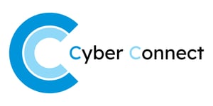 Logo Cyber Connect - Rectangle Fond Blanc + Nom